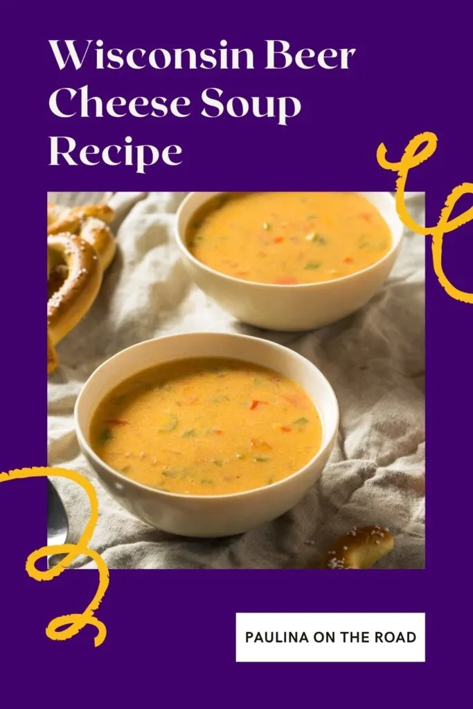 Looking for an easy Wisconsin Beer Cheese Soup Recipe? This is one of the tastiest Wisconsin beer cheese soup recipes you can find. On top, it is easy, quick, and healthy. Wisconsin cheese soup is popular across the state but one of the most popular ways to serve this Wisconsin soup is with beer. No worries, the alcohol will evaporate. Beer cheese soups are especially popular during winters. In summer, convert this Wisconsin food recipe into a Wisconsin beer cheese dip. #wisconsinsoup #beercheesesoup