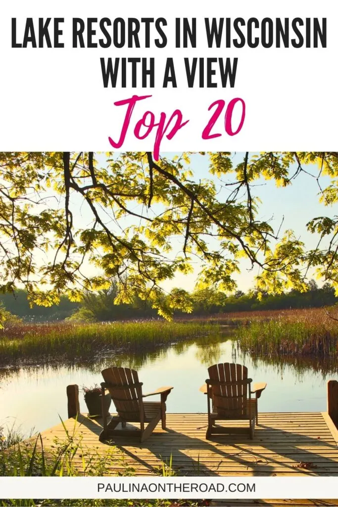 Looking for the best lake resorts in Wisconsin for your next vacation? Here are some of the best best places to stay in Lake Geneva, Wisconsin Dells, Door County and more! Includes options for families, romantic getaways and even business trips. #Wisconsin #USATravel #WisconsinResorts #LakeResorts #LakeGeneva #WisconsinDells #DoorCounty #LakeVacation #ElkhartLake #MinocquaResorts