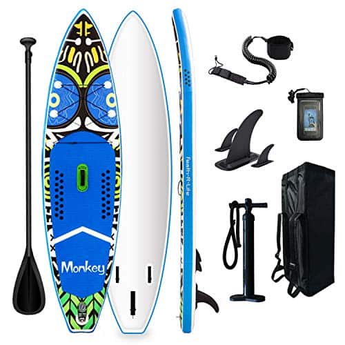 10'x31x6" iSUP Inflatable Stand Up Paddle Board Kayak Seat GoPro Top Accessories 