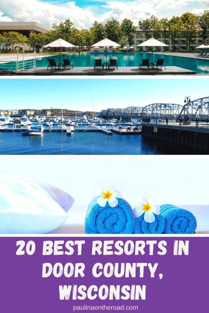 If you're planning a visit to Door County, Wisconsin, you will want to know the best places to stay! From Sturgeon Bay to Sister Bay this guide covers all the best resorts in Wisconsin for families, couples, pet owners, and those who love luxury. No matter your budget or reason for travel, I can help you find the best places to stay in Door County, WI. #DoorCounty #Wisconsin #DoorCountyWisconsin #ResortsInDoorCounty #ResortLife #VisitWisconsin #TheShallows #EggHarbor #SturgeonBay #LakeMichigan