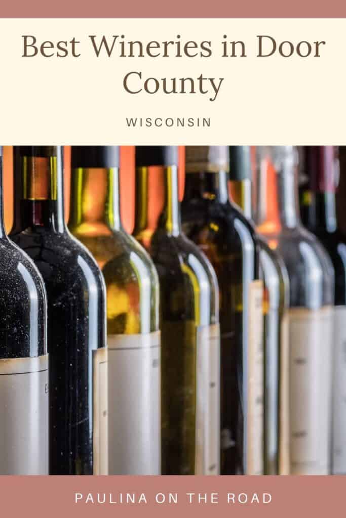 Hoping to visit the best wineries in Door County, Wisconsin? Here are the best insider tips for Door County wine tasting experiences and romantic getaways in Wisconsin. #Wisconsin #DoorCounty #DoorCountyWisconsin #WisconsinWineries #USATravel #Wineries #Distillery #RomanticGetaway #SturgeonBay #FishCreek