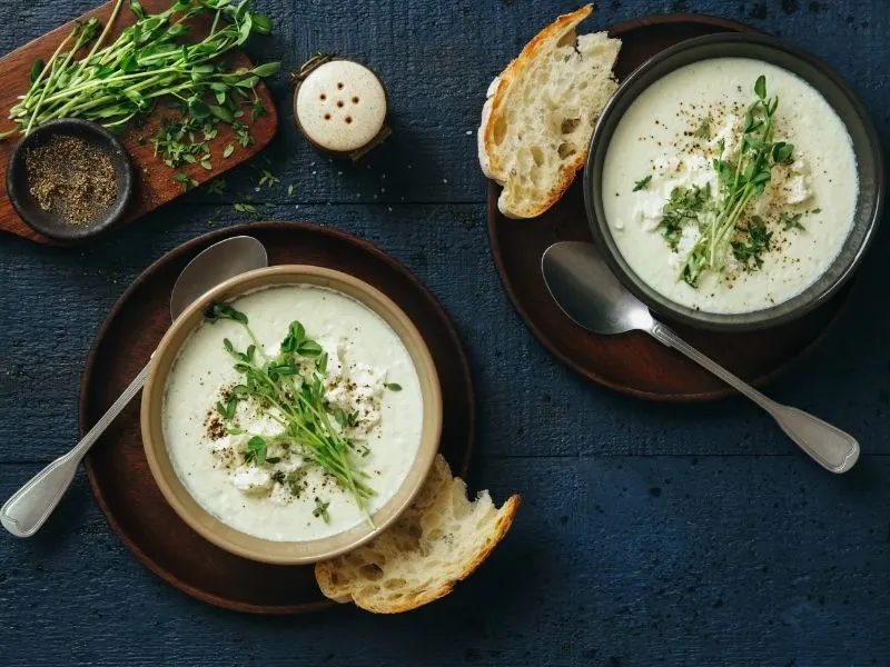 tasty cauliflower soup from wisconsin