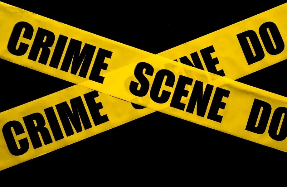 crime scene do not pass yellow tape; solve a cold case at the escape room in Oshkosh