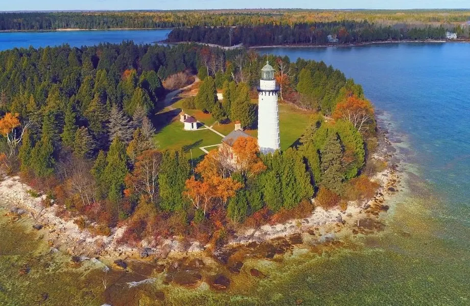 best island lighthouse in wisconsin, Cana Island Light Station