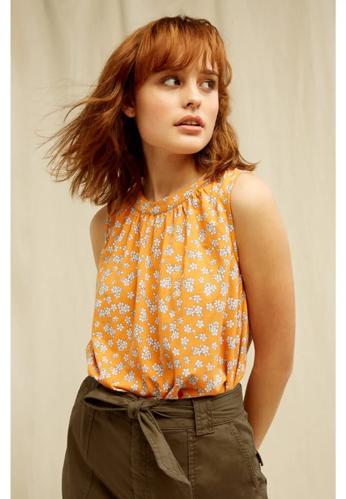 People Tree Blossom Print Top - 25 Affordable Eco-Friendly Clothing Brands