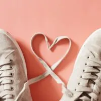 Best Sustainable Shoe Brands, shoes with laces that form a heart