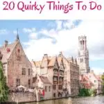 Do you have 1 day in Bruges? Read this quirky guide with the best things to do in Bruges in 1 day. From local shops in Bruges with artisan and handmade crafts, sampling the best beers in Bruges or doing a canal cruise. This Bruges itinerary is a great mix between the must-sees in Bruges, Belgium and some less-known attractions of Bruges. If you're wondering what to do in Bruges, this Bruges travel guide also provides you some great Bruges Belgium photography spots. #bruges #belgium #quirky