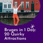 Do you have 1 day in Bruges? Read this quirky guide with the best things to do in Bruges in 1 day. From local shops in Bruges with artisan and handmade crafts, sampling the best beers in Bruges or doing a canal cruise. This Bruges itinerary is a great mix between the must-sees in Bruges, Belgium and some less-known attractions of Bruges. If you're wondering what to do in Bruges, this Bruges travel guide also provides you some great Bruges Belgium photography spots. #bruges #belgium #quirky