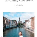 Do you have 1 day in Bruges? Read this quirky guide with the best things to do in Bruges in 1 day. From local shops in Bruges with artisan and handmade crafts, sampling the best beers in Bruges or doing a canal cruise. This Bruges itinerary is a great mix between the must-sees in Bruges, Belgium and some less-known attractions of Bruges. If you're wondering what to do in Bruges, this Bruges travel guide also provides you some great Bruges Belgium photography spots. #bruges #belgium #quirky