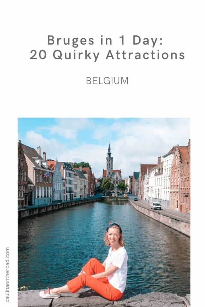 Do you have 1 day in Bruges? Read this quirky guide with the best things to do in Bruges in 1 day. From local shops in Bruges with artisan and handmade crafts, sampling the best beers in Bruges or doing a canal cruise. This Bruges itinerary is a great mix between the must-sees in Bruges, Belgium and some less-known attractions of Bruges. If you're wondering what to do in Bruges, this Bruges travel guide also provides you some great Bruges Belgium photography spots. #bruges #belgium #quirky