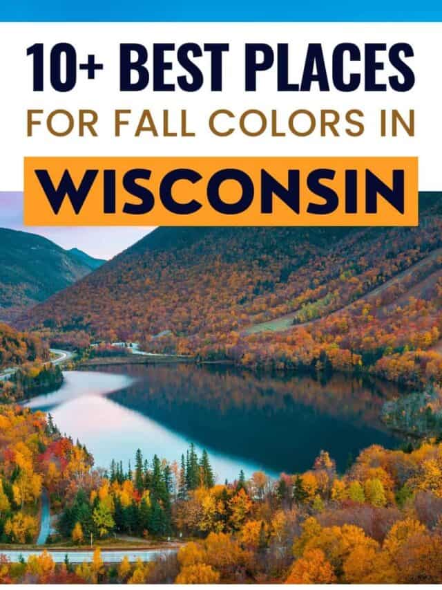 15 Best Places for Fall Colors in Wisconsin Paulina on the road