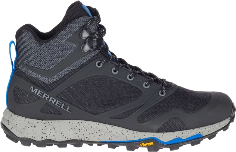 best vegan hiking boots for men and women, black Merrell Altalight Knit Mid Hiking Boots