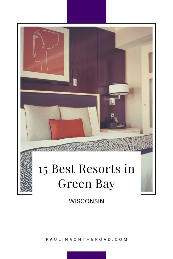 Heading to Green Bay, Wisconsin? This Green Bay accommodation guide will help you decide the best place to stay depending on budget or type of vacation. Here are all the best hotels and resorts in Green Bay for any occasion. Includes luxury, family-friendly, and pet-friendly options, as well as Green Bay hotels with waterparks and a view! #GreenBay #Wisconsin #GreenBayAccommodation #GreenBayResorts #USA #VisitWisconsin #RomanticGetaway #FamilyVacation #LuxuryHotels #GreenBayWisconsin