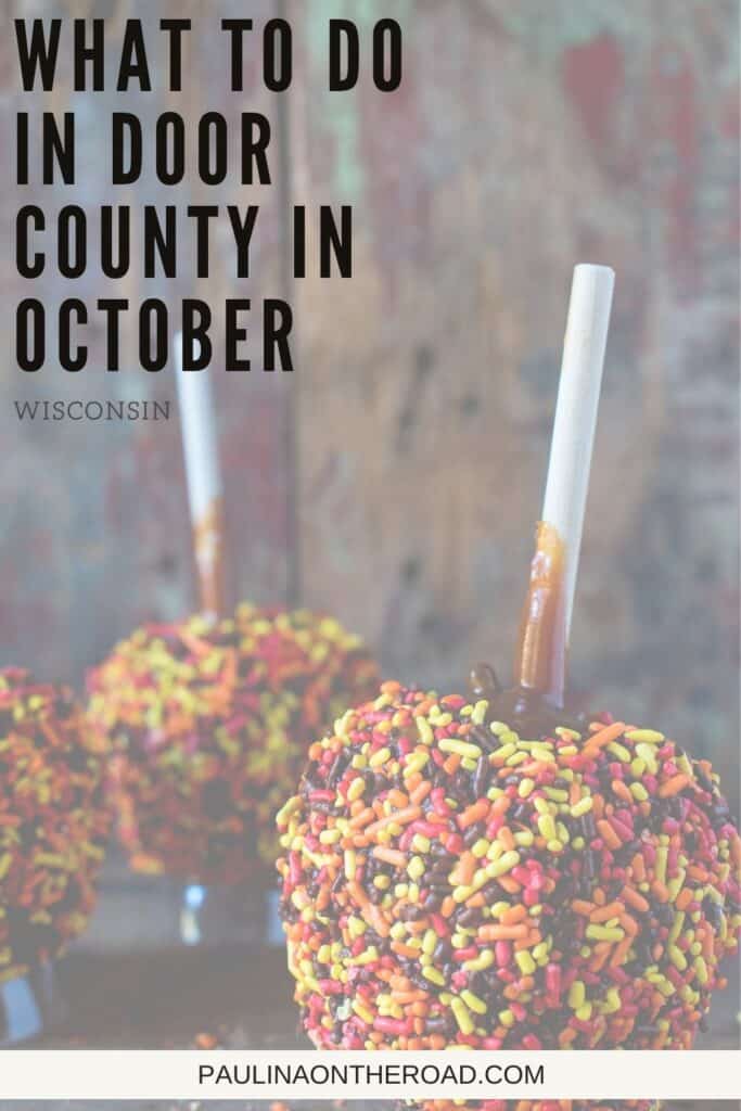 Planning a vacation to Door County in October? You've picked the perfect time to visit! The weather is cooling down, the colors are stunning, and there are so many amazing Door County fall events happening. This guide will show you the best things to do in Door County in October, including festivals, hidden gems, and Halloween fun for the whole family. Plus where to stay! #Wisconsin #DoorCounty #Halloween #FallFestivities #PumpkinPatch #GreenBay #SturgeonBay #FallGetaways #FallFun #October