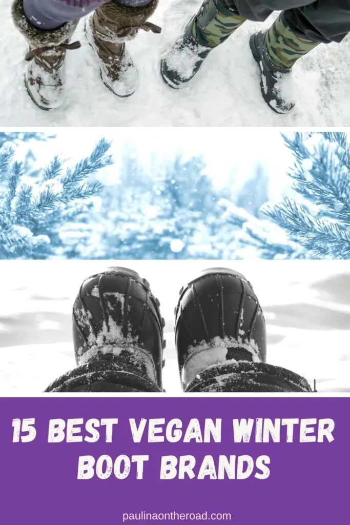 Finding the perfect vegan winter boots can be a challenge. Luckily more and more brands are providing high-quality and stylish vegan alternatives. This guide provides information on the best vegan winter boot brands, including some that are 100% vegan! Whether you want vegan leather shoes, vegan duck boots, or something stylish but warm, these brands will have the vegan winter boots for you! #Vegan #Boots #Winter #WinterBoots #VeganShoes #GoVegan #VeganBrands #ShopVegan #AnimalFree #CrueltyFree