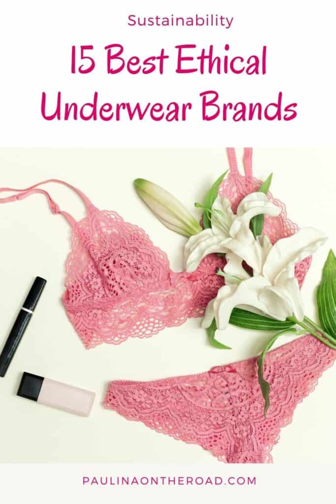 Are you looking to add some sustainable lingerie to your wardrobe? Buying sustainably doesn't need to be hard or expensive! This guide has all the best sustainable underwear brands no matter your budget or style preference. You will find sexy but ethical lingerie brands, period pants, and size and gender-inclusive options from brands across the world. #Sustainability #Ethical #ShopResponsibly #Lingerie #Underwear #Undies #Panties #SustainableLiving #SustainableFashion #ResponsiblySourced
