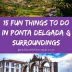 Are you wondering about things to do in Ponta Delgada, Sao Miguel, Azores? This is a complete guide with activities in Ponta Delgada and surroundings for Sustainable Travelers. From respectful whale watching, cleaning beaches or hiking in Sao Miguel to remote places. These things to do in Ponta Delgada are also great options if you are traveling to the Azores on a budget. Explore waterfalls of Sao Miguel and museums, food in Ponta Delgada, Sao Miguel, Azores. #azores #pontadelgada #saomiguel