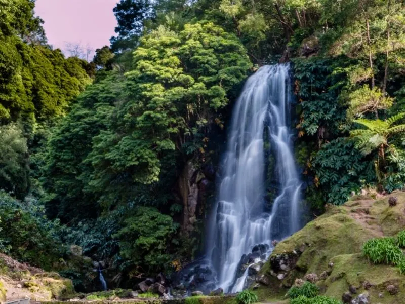 waterfalls in sao miguel