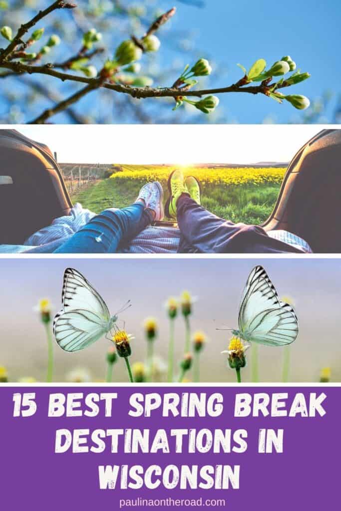 Looking forward to spending your spring break in Wisconsin, but stressing over what to do? Don't worry, this guide has all the best spring break destinations in Wisconsin and fun things to do in Wisconsin in spring for families, couples, and even bored college kids. The article includes big city breaks, nature breaks, and everything in between, as well as where to stay in each area. #Wisconsin #SpringBreak #Spring #WisconsinDells #Milwaukee #LaCrosse #DoorCounty #Hiking #Nature #USATravel