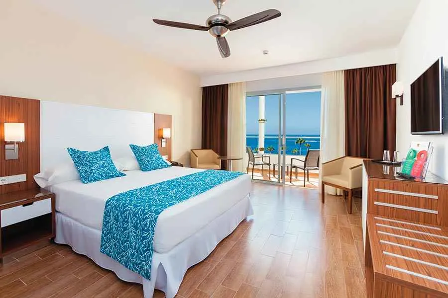 Best adult-only hotels in Costa Adeje, hotel room with balcony overlooking the ocean