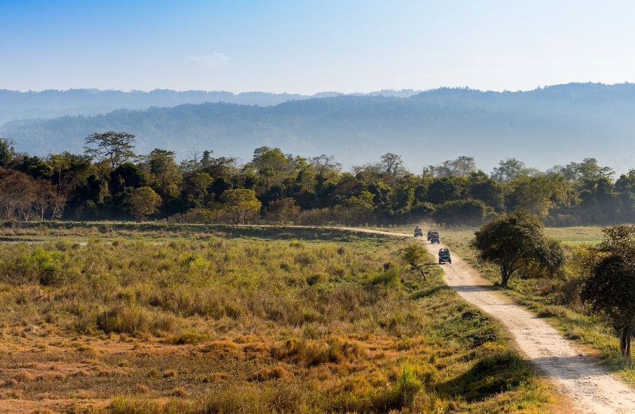 what to do in Albufeira Portugal, convoy of four jeeps riding along dirt path in the mountains