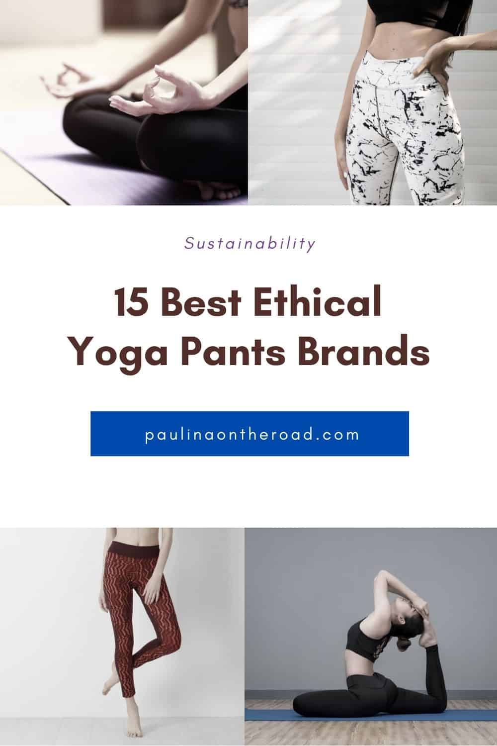 20 Cozy Brands for Sustainable Yoga Pants - Paulina on the road