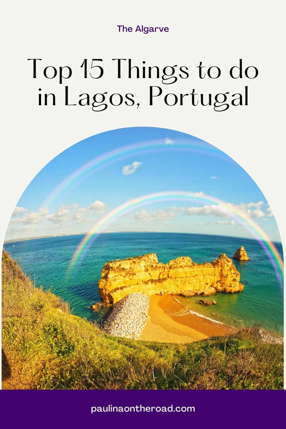 Planning a trip to the beautiful coastal city of Lagos, Portugal in the Algarve? This guide has all the best things to do in Lagos, Portugal. It includes all the best places to visit in Lagos for families, important tourist attractions in Lagos, and the best day trips from Lagos, Portugal. You'll find plenty of fun outdoor activities in Lagos like surfing, hiking, and dolphin watching. #Lagos #Portugal #LagosPortugal #TheAlgarve #Algarve #PonteDaPiedade #Beaches #Hiking #BenagilCave #Nature