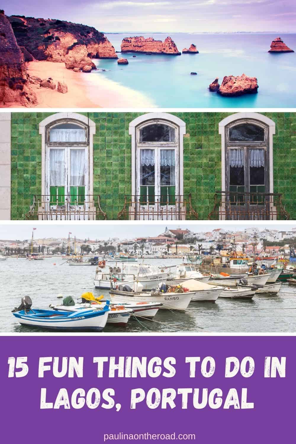 Planning a trip to the beautiful coastal city of Lagos, Portugal in the Algarve? This guide has all the best things to do in Lagos, Portugal. It includes all the best places to visit in Lagos for families, important tourist attractions in Lagos, and the best day trips from Lagos, Portugal. You'll find plenty of fun outdoor activities in Lagos like surfing, hiking, and dolphin watching. #Lagos #Portugal #LagosPortugal #TheAlgarve #Algarve #PonteDaPiedade #Beaches #Hiking #BenagilCave #Nature