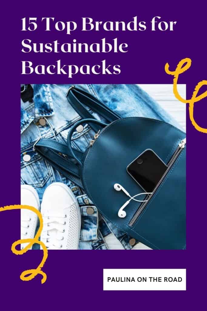Looking to purchase a durable, long last backpack? This guide has all the best brands for sustainable backpacks no matter your style, use or budget. Includes non-toxic ethical backpacks for kids and school, hiking trips, and weekends away. Also includes stylish eco-friendly backpacks with responsibly sourced leather and made from recycled materials. #Backpacks #Sustainable #SustainableFashion #Sustainability #Ethical #EcoFriendly #SustainableLiving #Environment #Vegan #SaveThePlanet