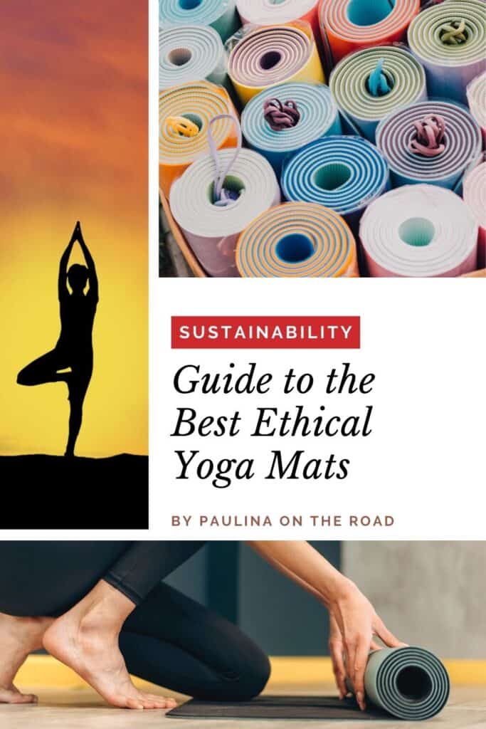 Are you looking to invest in a high-quality sustainable yoga mat? This guide has all the best brands for eco-friendly yoga mats. These mats are made from a range of sustainable materials, including natural and recycled rubber, organic materials like cotton, TENCEL, recycled materials and more! Save the planet and be mindful with these fantastic eco yoga mats! #Yoga #EcoFriendly #Sustainability #YogaInspiration #YogaLife #SustainableLiving #SustainableFashion #Fitness #Mindfulness #Organic