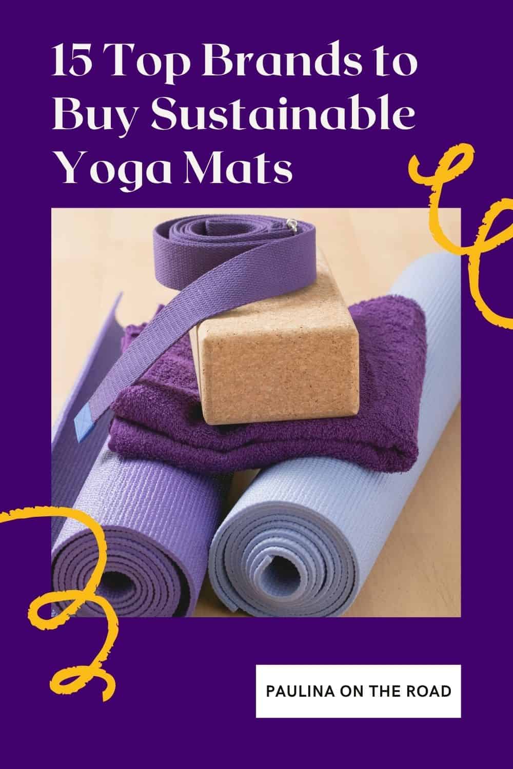Are you looking to invest in a high-quality sustainable yoga mat? This guide has all the best brands for eco-friendly yoga mats. These mats are made from a range of sustainable materials, including natural and recycled rubber, organic materials like cotton, TENCEL, recycled materials and more! Save the planet and be mindful with these fantastic eco yoga mats! #Yoga #EcoFriendly #Sustainability #YogaInspiration #YogaLife #SustainableLiving #SustainableFashion #Fitness #Mindfulness #Organic