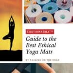 Are you looking to invest in a high-quality sustainable yoga mat? This guide has all the best brands for eco-friendly yoga mats. These mats are made from a range of sustainable materials, including natural and recycled rubber, organic materials like cotton, TENCEL, recycled materials and more! Save the planet and be mindful with these fantastic eco yoga mats! #Yoga #EcoFriendly #Sustainability #YogaInspiration #YogaLife #SustainableLiving #SustainableFashion #Fitness #Mindfulness #Organic
