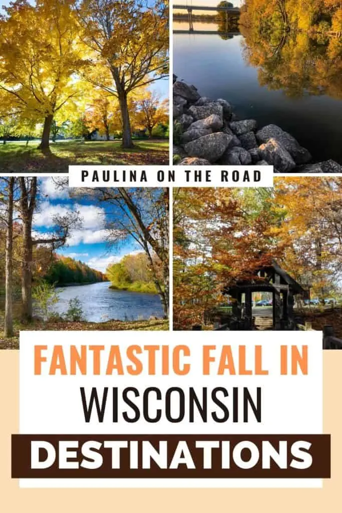 fall in Wisconsin four images from fall in wisconsin