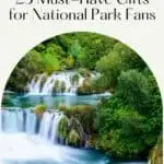Trying to find the perfect gifts for the national park lover in your life? This guide has all the best gifts for national park lovers! These national parks gift ideas will help your loved ones enjoy the outdoors even when they're at home. It includes annual passes and park passports, useful seasonal clothing, outdoorsy gear and other national parks themed gifts for every budget. #Gift #NationalParks #GiftIdeas #Nature #Travel #NationalParkGeek #NatureLovers #Handmade #Outdoors #Wanderlust