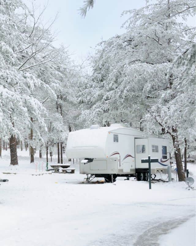 Winter Camping in Wisconsin