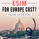 pin for a post about esims in europe travel
