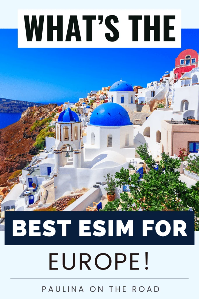 best esim for europe travel pin post