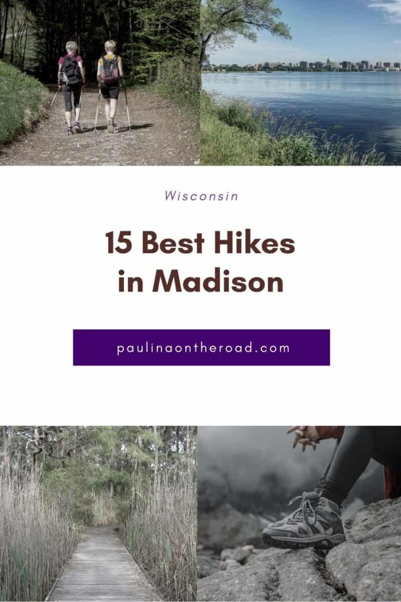 Hiking in Madison, WI Top 15 Madison Trails Paulina on the road