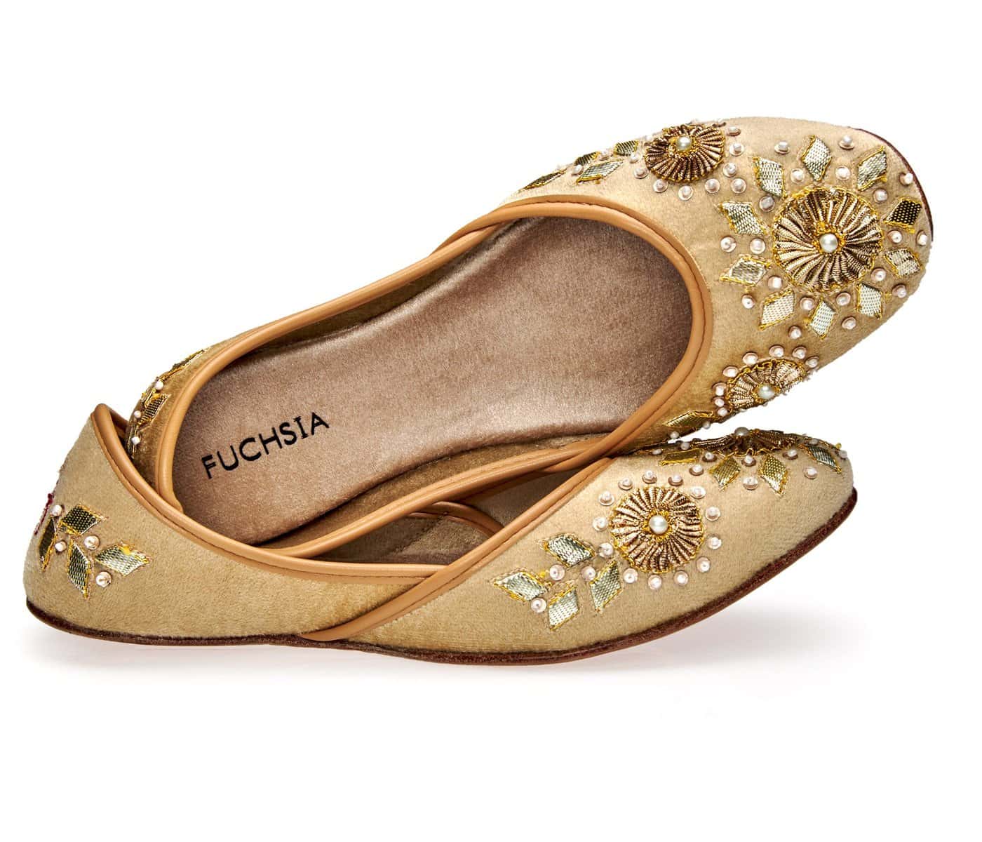 fuchsia bridal shoes