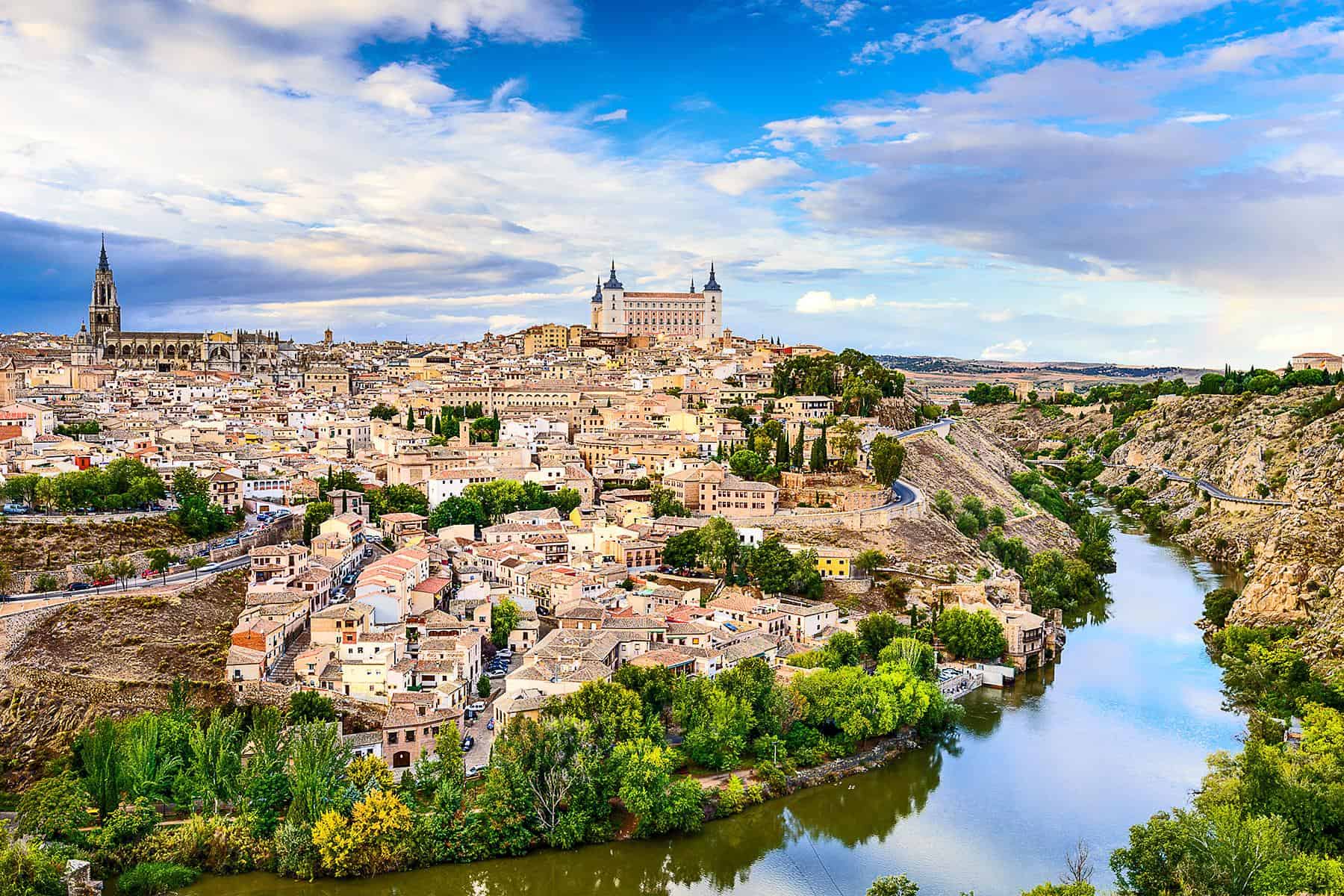 travel spain, view of toledo
