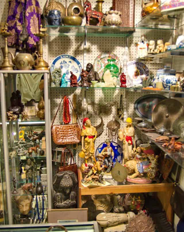 Enjoy some of these things to do in Eau Claire this weekend, interior of store with many cultural objects, trinkets and statues on display