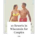 couples walking by the pool in Wisconsin.