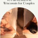 pin with a couple enjoying a massage in Wisconsin