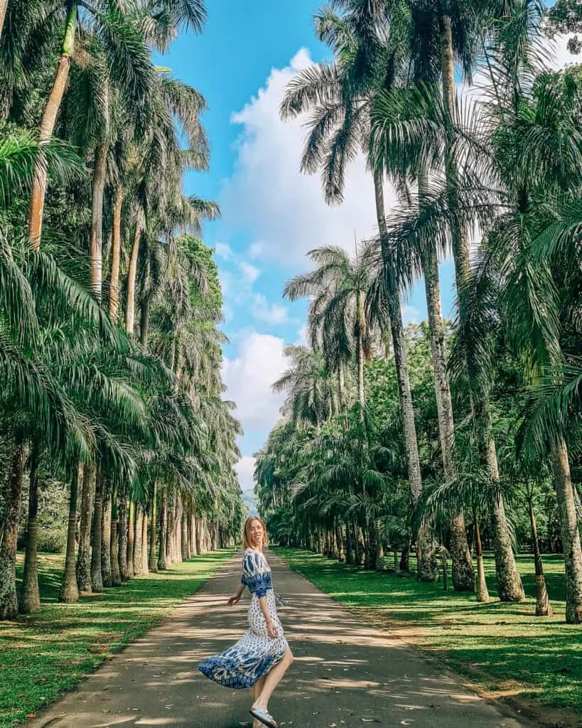 Botanical Garden in Kandy, Sri Lanka