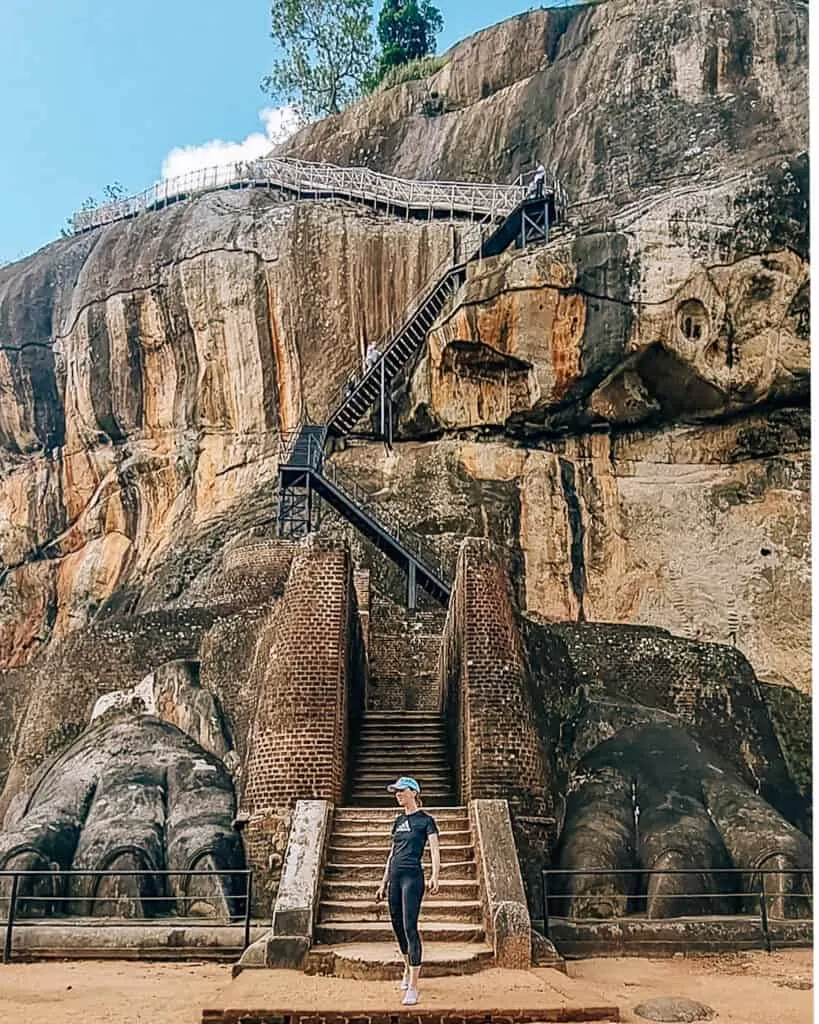 sigiriya, lion's rock in sri lanka