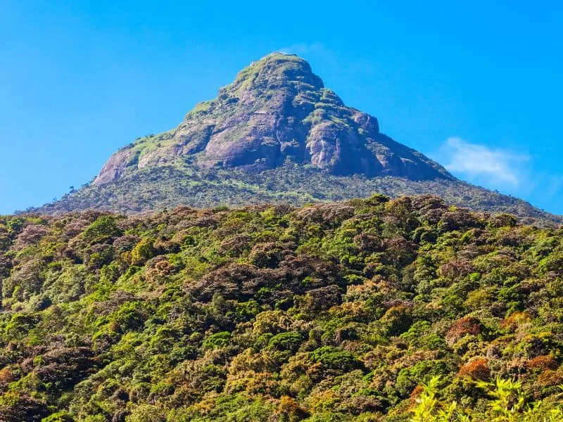 best places for hiking in sri lanka, adam's peak