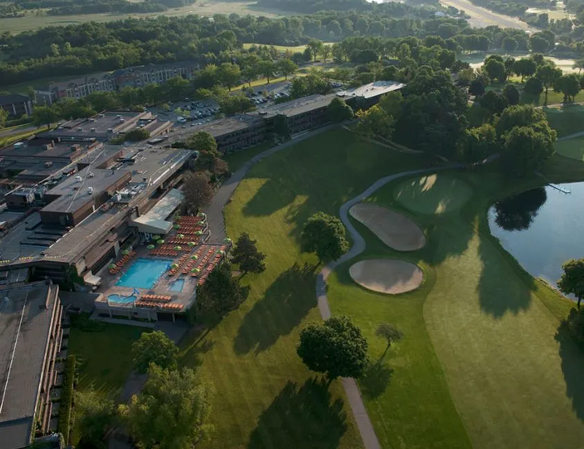 aerial view of the Grand Geneva Resort & Spa, Wisconsin.
