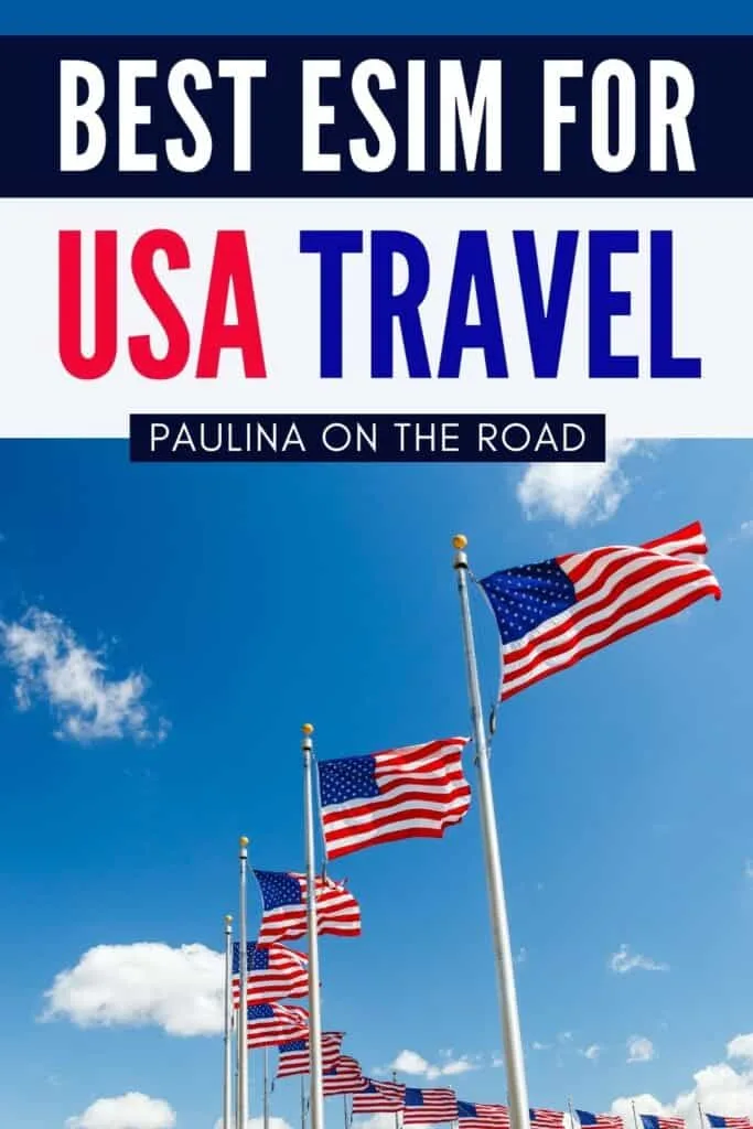 eSim for USA travel american flags for esim usa travel