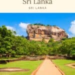 pin for best hiking places in sri lanka with a view on lion's rock