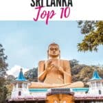 a pin with temples of sri lanka and historic places in sri lanka
